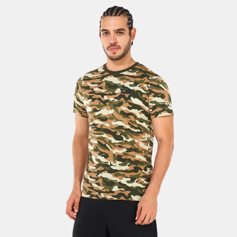 PUMA Men's ESS+ Camo Allover Print T-Shirt